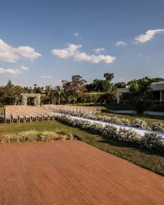 decoração de casamento ao ar livre em Belo Horizonte