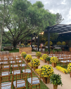 Lugar para casar com vista privilegiada