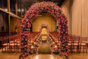 Casamento de luxo com decoração elegante