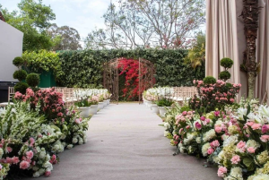 Espaço de luxo para cerimônia de casamento