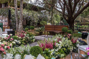 Decoração em estilo sofisticado de casamento