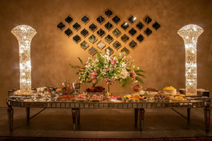 Decoração elegante em casamento de luxo em BH