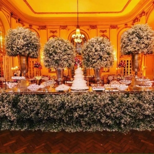 Casamento luxuoso em espaço exclusivo
