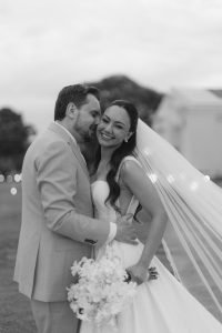 Recepção de casamento elegante