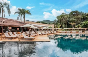 Área externa do Resort Clara Arte