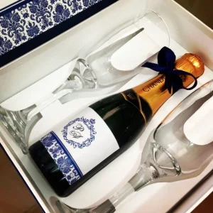 caixa para padrinhos de casamento com bebidas personalizadas