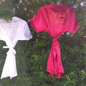 robe personalizado para madrinhas no making of