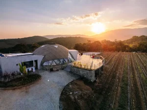 Casamento na Vinícola Trindade em Bichinho Prados MG com vista para a Serra de São José