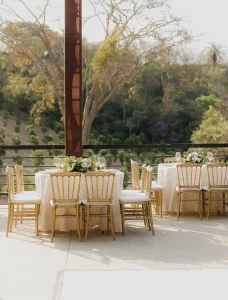 Recepção na fazenda