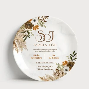 Papelaria de casamento com identidade visual exclusiva e personalizada